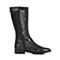 STACCATO/思加图冬季专柜同款黑打蜡胎牛皮女靴（皮里）9KH14DG5