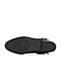 STACCATO/思加图冬季专柜同款黑打蜡胎牛皮女靴（皮里）9KH14DG5