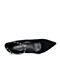 STACCATO/思加图秋季专柜同款黑色羊绒皮优雅女单鞋E1101CQ5