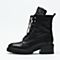STACCATO/思加图冬季专柜同款黑色牛皮女靴B8101DD5
