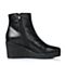 STACCATO/思加图冬季专柜同款黑色牛皮女靴9WS01DD5