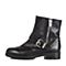 STACCATO/思加图冬季专柜同款黑色牛皮女靴9GS13DD5