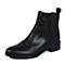 STACCATO/思加图冬季专柜同款黑色牛皮休闲女靴（绒里）9SM08RD5