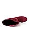 STACCATO/思加图冬季专柜同款酒红色羊皮女靴P9001DC5
