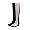 STACCATO/思加图冬季专柜同款灰/黑色羊皮休闲女靴（绒里）9SI05DC5