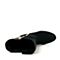 STACCATO/思加图冬季专柜同款黑色羊皮休闲女靴（绒里）9SI02DG5