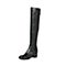 STACCATO/思加图冬季专柜同款黑-绵羊皮女皮靴（绒里）9SF08DC5