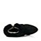 STACCATO/思加图冬季专柜同款黑色牛皮女靴（毛里）9UV33MS5