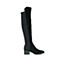 STACCATO/思加图冬季专柜同款绒面黑色羊皮革女靴（绒里）9XY04DC5