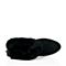 STACCATO/思加图冬季专柜同款黑色羊皮休闲女靴（毛里）9YB04DZ5
