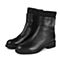 STACCATO/思加图冬季专柜同款黑色牛皮女靴D7101DZ5