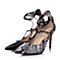 STACCATO/思加图春季专柜同款灰黑猪皮优雅高跟浅口女单鞋9VZ09AQ6