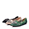 STACCATO/思加图春季专柜同款绿色绣花网布女单鞋9UG16AQ6