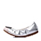 STACCATO/思加图春季专柜同款银/灰色羊皮平跟柔软舒适浅口女单鞋9CP48AQ6