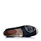 STACCATO/思加图春季专柜同款深兰羊绒皮女单鞋（冲孔）9UA18AM6