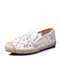STACCATO/思加图春季专柜同款白色绣花网布女单鞋9UA12AM6