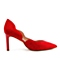 STACCATO/思加图春季专柜同款红色羊皮女单鞋9UE15AQ6