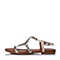 STACCATO/思加图夏季专柜同款米色羊绒皮女凉鞋9JH02BL6