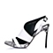 STACCATO/思加图夏季专柜同款白色牛皮女凉鞋9JM02BL6