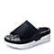 STACCATO/思加图夏季专柜同款黑色打蜡胎牛皮女鞋9VH08BT6