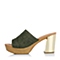 STACCATO/思加图夏季专柜同款橄榄色女凉鞋9JO01BT6