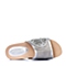 STACCATO/思加图夏季专柜同款银色羊皮女鞋9VI06BT6
