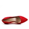 STACCATO/思加图春季专柜同款红色羊皮女单鞋E4101AQ6
