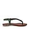 STACCATO/思加图夏季专柜同款绿色布女凉鞋9JH04BL6