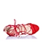 STACCATO/思加图夏季专柜同款红色羊绒皮革女凉鞋9VN10BL6
