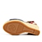 STACCATO/思加图夏季专柜同款深兰色牛皮女凉鞋9JF03BL6