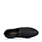 STACCATO/思加图春季专柜同款黑色闪粉布/牛皮革女皮鞋F4101AM6