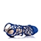 STACCATO/思加图夏季专柜同款兰色羊绒皮革女凉鞋9JM04BL6