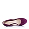 STACCATO/思加图秋季专柜同款紫色羊皮优雅气质女单鞋9A401CQ6