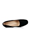 STACCATO/思加图秋季专柜同款黑色羊绒皮女单鞋9B304CQ6