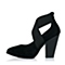 STACCATO/思加图秋季专柜同款黑色羊绒皮女单鞋9B503CQ6