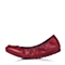 STACCATO/思加图秋季专柜同款酒红色羊皮舒适时尚浅口女单鞋9CP52CQ6