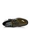 STACCATO/思加图秋季专柜同款墨绿色漆牛皮女单鞋9RA61CM6