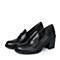 STACCATO/思加图秋季专柜同款黑色牛皮女单鞋9XA08CM6