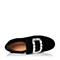 STACCATO/思加图秋季专柜同款黑色羊绒皮女休闲鞋9UI36CM6