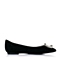 STACCATO/思加图秋季专柜同款黑色羊绒皮闪耀水钻女单鞋9UG27CQ6