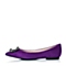 STACCATO/思加图秋季专柜同款紫色羊绒皮闪耀水钻女单鞋9UG27CQ6