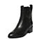 STACCATO/思加图冬季专柜同款黑色牛皮女靴9XY10DD6