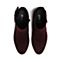 STACCATO/思加图冬季专柜同款酒红色羊皮女靴9SA17DD6