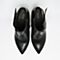 STACCATO/思加图冬季专柜同款黑色牛皮/PU女短靴9QV16DD6