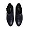 STACCATO/思加图冬季专柜同款深兰/兰色牛皮女靴（冲孔）9JX01DD6