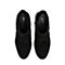 STACCATO/思加图冬季专柜同款黑色羊皮女靴9C902DD6