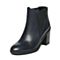 STACCATO/思加图冬季专柜同款深兰色牛皮女靴9C901DD6