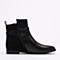 STACCATO/思加图冬季专柜同款黑色牛皮女靴9B804DD6