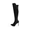 STACCATO/思加图冬季专柜同款黑色牛皮女靴9QV15DC6