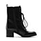 STACCATO/思加图冬季专柜同款黑色牛皮女靴9SF09DZ6
